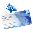 Рукавички нітрилові Medicom упаковка 50 пар розмір S без пудри щільність 3 г сині (2000994196015) - зображення 1