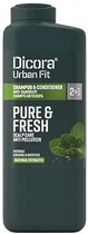 Шампунь-кондиціонер проти лупи - Dicora Urban Fit Shampoo & Conditioner 2 In 1 Pure & Fresh 400ml (1170655-1562365-2)