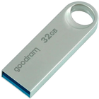 Флеш пам'ять USB Goodram UNO3 32GB USB Type A 3.2 Silver (UNO3-0320S0R11) - зображення 1