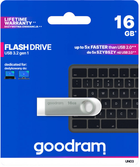 Pendrive Goodram UNO3 16GB USB Type A 3.2 Silver (UNO3-0160S0R11) - obraz 3