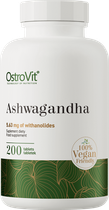 Suplement diety OstroVit Ashwagandha 200 tabletek (5903933901350) - obraz 1