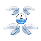 Набір капа зубна ANNEK 2 розміри стоматологічна для лікування бруксизму футляр 4 шт (К-4) - зображення 4