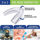 Набір капа зубна ANNEK 2 розміри стоматологічна для лікування бруксизму футляр 4 шт (К-4) - зображення 8