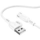 Кабель зарядки BOROFONE BX91 (3A) (1M) USB - Type-C для синхронізації Білий
