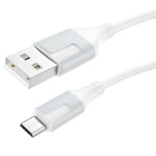 Кабель зарядки BOROFONE BX101 2.4А 1М USB to MicroUSB для Android/Samsung/Xiaomi/Huawei/Meizu Білий