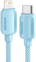 Кабель ESSAGER Breeze USB Cable USB-C to Ligthning 2 м 20W Blue (EXCTL-WLA03-P)