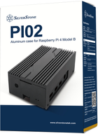Obudowa SilverStone SST-PI02 do Raspberry Pi 4 Model B Black (SST-PI02) - obraz 11