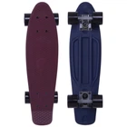 Скейт пенни борд Penny Fish Skateboards SOFT 410-5 22" Burgundy, черные колеса