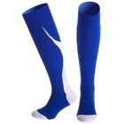 Гетры футбольные мужские Zelart Pro Action 04L размер 40-45 Blue-White