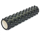 Массажный ролик для рук и ног роллер Grid Rumble Roller Zelart My Fit 61x14 см FI-6280 Black