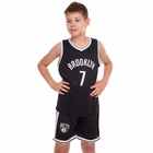 Форма баскетбольная подростковая Zelart Brooklyn 3581 S 120-130 см Black-White