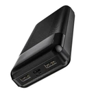 Павербанк Hoco J72A 20000 mAh 15W 2USB/MicroUSB/Type-C 2A LED индикатор Black