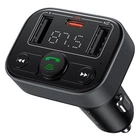 Авто FM модулятор Baseus S-09 Lite Bluetooth FM трансмиттер для авто автомобильный плеер 2USB/1Type-c, PD/18W