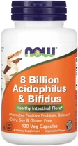 Бифидобактерии NOW 8 Billion Acidophilus Bifidus 120 капс
