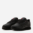 Жіночі кросівки Reebok Classic Leather 2267 34.5 Чорні (889131553490) - зображення 2