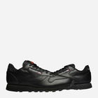 Жіночі кросівки Reebok Classic Leather 2267 34.5 Чорні (889131553490) - зображення 5