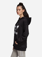 Bluza damska z kapturem adidas Trefoil Hoodie 34 Czarna (4062055475253) - obraz 3