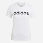 Футболка бавовняна жіноча adidas W LIN T M Біла (4064044672414) - зображення 4