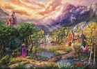 Пазл Schmidt Thomas Kinkade Studios Disney Dreams Collection Білосніжка And The Queen 69.3 x 49.3 см 1000 деталей (4001504580377) - зображення 2