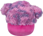 М'яка іграшка Squishmallows Little Plush Woxie Magenta Bigfoot W/Multicolored Hair 13см (0196566417700) - зображення 5