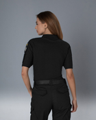 Футболка поло женская тактическая Полиция BEZET черный - XXL - изображение 9