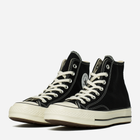 Чоловічі кеди високі Converse Chuck 70 162050C 36.5 Чорні (888755675168) - зображення 2