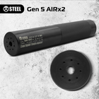Глушитель Steel Gen 5 AIR 2 5.56 (.223) резьба 1/2"-28 UNEF (016.944.000-45) - изображение 2