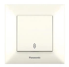 Выключатель одноклавишный проходной Panasonic Arkedia Slim крем WNTC0003-2BG
