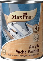 Лак яхтовий поліуретан-акриловий Maxima Acrylic yacht varnish глянцевий 2.5 л (4823083312756)