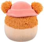 Maskotka Squishmallows Little Plush Fuzzy Peach Yeti W/Hat and Fuzzy 13 cm (0196566418066) - obraz 3