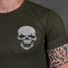 Комплект Skull футболка + шорти олива розмір 2XL - изображение 5