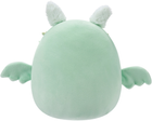 Maskotka Squishmallows Little Plush Tove Mint Green Mothman W/Flower Crown and Fuzzy Belly 19 cm (0196566411401) - obraz 5