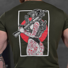 Комплект Skull футболка + шорти олива розмір XL - изображение 6