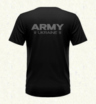 Футболка Черная ARMY UKRAINE 100% Хлопок р.62-6XL - изображение 2