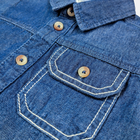 Дитяча джинсова сорочка для хлопчика Cool Club CJB2400749 68 см Синя (5903977164308) - зображення 3