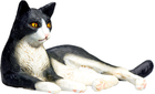 Figurka Mojo Farm Life Cat Lying Black and White 3.5 cm (5031923873674) - obraz 4