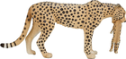 Figurka Mojo Wildlife Cheetah Female with Cub 6 cm (5031923871670) - obraz 4