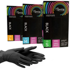 Перчатки смотровые Sangig виниловые нестерильные Размер M 100 шт Черные (001358) - изображение 5