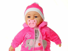 Lalka bobas Adar Girl In Pink Suit With the Pacifier Śpiewa i mówi po polsku 45 cm (5901271572096) - obraz 2