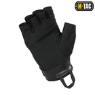 Тактические M-Tac перчатки беспалые Assault Tactical Mk.3 Black черные XL - изображение 2