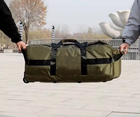 Сумка-рюкзак тактична на колесах 80л Олива Solve KT6003801 - зображення 6