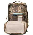 Тактичний похідний рюкзак на 45 л KT6003080 Темний камуфляж - зображення 6