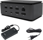 Блок живлення i-Tec для ноутбука Universal Charger 100 W + USB4 Metal Docking station Dual 4K HDMI DP with Power Delivery 80 (USB4DUALDOCK100W) - зображення 4