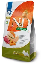 Сухий беззерновий корм Farmina N&D Pumpkin Duck & Cantaloupe Adult Mini для собак дрібних порід з качкою та динею
