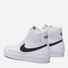 Tenisówki młodzieżowe dla chłopca Nike Blazer Mid 77 Vintage Gs DA4086-100 35.5 (3.5YUS) Białe (194499447207) - obraz 4