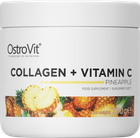 Дієтична добавка OstroVit Collagen + Vitamin C Ананас 200 г (5903933902944) - зображення 1