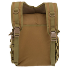 Рюкзак тактичний патрульний Military Rangers Sport Max (нейлон 600D, р-р 35x29x10см, 10л, Хакі) - изображение 3