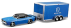 Металева модель автомобіля Maisto Dodge Charger з причепом 1:64 (5907543774700) - зображення 1