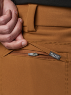 Тактичні штани чоловічі 5.11 Tactical Cepheus Softshell Pants 43064-1012 W34/L32 [1012] Pecan (888579630206) - зображення 6