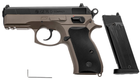 Пистолет страйкбольный ASG CZ 75D Compact Spring 6 мм Fde (23704127) - изображение 9